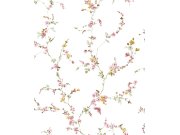 Bílá vliesová květinová tapeta na zeď, 84014, Blooming Garden, Cristiana Masi by Parato