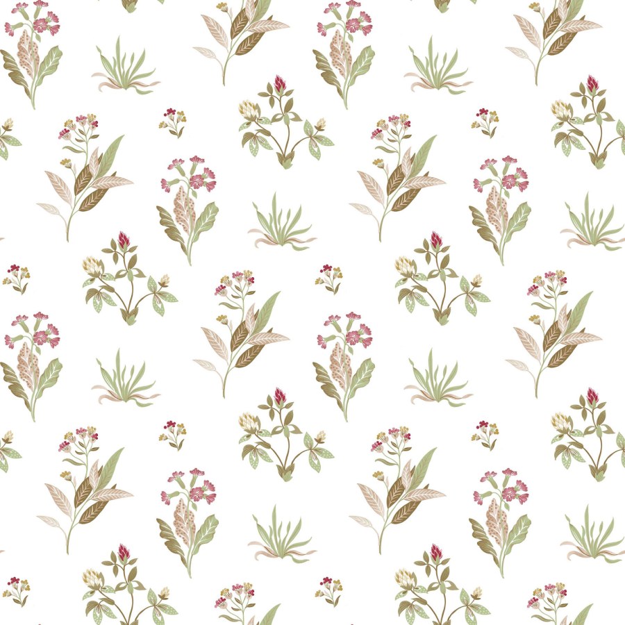 Bílá vliesová tapeta na zeď s květinovým vzorem, 84011, Blooming Garden, Cristiana Masi by Parato - Vliesové tapety