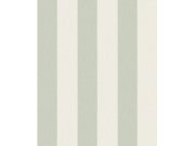 Světle zelená vliesová tapeta na zeď s pruhy, imitace látky, AT4032, Atmosphere, Grandeco