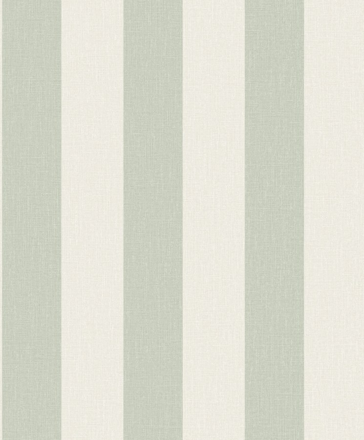 Světle zelená vliesová tapeta na zeď s pruhy, imitace látky, AT4032, Atmosphere, Grandeco - Vliesové tapety