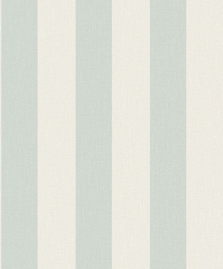 Bleděmodrá vliesová tapeta na zeď s pruhy, imitace látky,  AT4028, Atmosphere, Grandeco