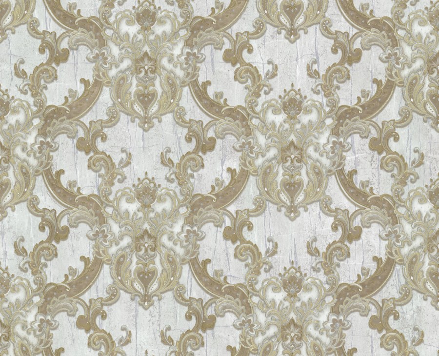 Luxusní stříbrno-zlatá vliesová tapeta, zámecké ornamenty, 86062, Valentin Yudashkin 5, Emiliana Parati - Vliesové tapety