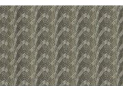 Luxusní hnědo-stříbrná geometrická vliesová tapeta, GF62099, Gianfranco Ferre´Home N.3, Emiliana Parati