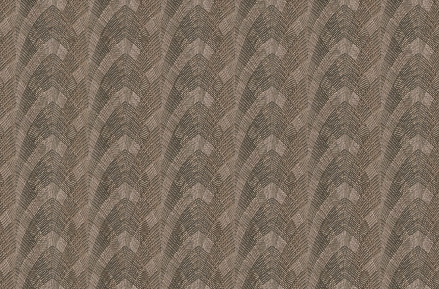 Luxusní bronzová geometrická vliesová tapeta na zeď, GF62096, Gianfranco Ferre´Home N.3, Emiliana Parati - Vliesové tapety