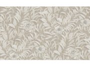 Luxusní béžová květinová vliesová tapeta na zeď, GF62077, Gianfranco Ferre´Home N.3, Emiliana Parati