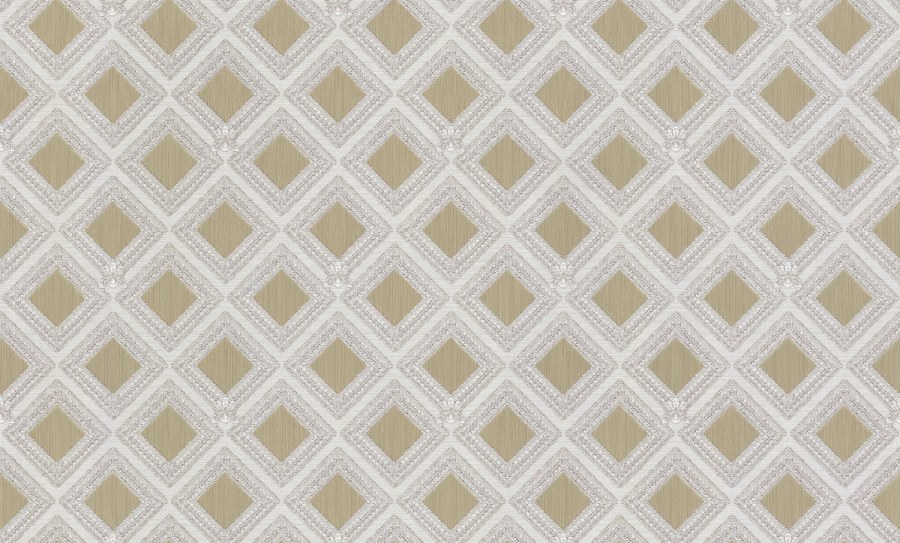 Luxusní zlato-krémová geometrická vliesová tapeta na zeď, GF62068, Gianfranco Ferre´Home N.3, Emiliana Parati - Vliesové tapety