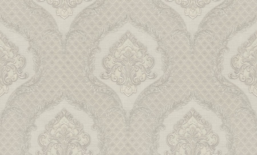 Luxusní stříbrno-krémová zámecká vliesová tapeta na zeď, GF62038, Gianfranco Ferre´Home N.3, Emiliana Parati - Vliesové tapety