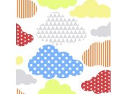 Tapety Yara Tapety na zeď - VÝPRODEJ Vliesová tapeta s barevnými mráčky 100113, Kids & Home 5, Graham & Brown VÝPRODEJ Vliesová tapeta s barevnými mráčky 100113, Kids & Home 5, Graham & Brown