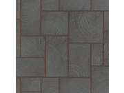 Černá vliesová tapeta na zeď, imitace dřeva, dřevěného obkladu 33224, Natural Opulence, Marburg 