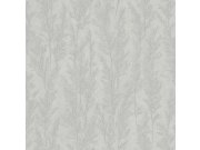 Luxusní šedo-stříbrná tapeta na zeď, stébla trávy 33213, Natural Opulence, Marburg 