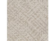 Luxusní béžová vliesová tapeta na zeď, imitace rohože 33309, Botanica, Marburg 