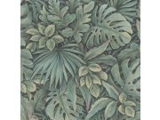 Luxusní zelená vliesová tapeta s listy 33304, Botanica, Marburg 