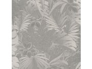 Luxusní kovově lesklá vliesová tapeta s listy 33302, Botanica, Marburg 