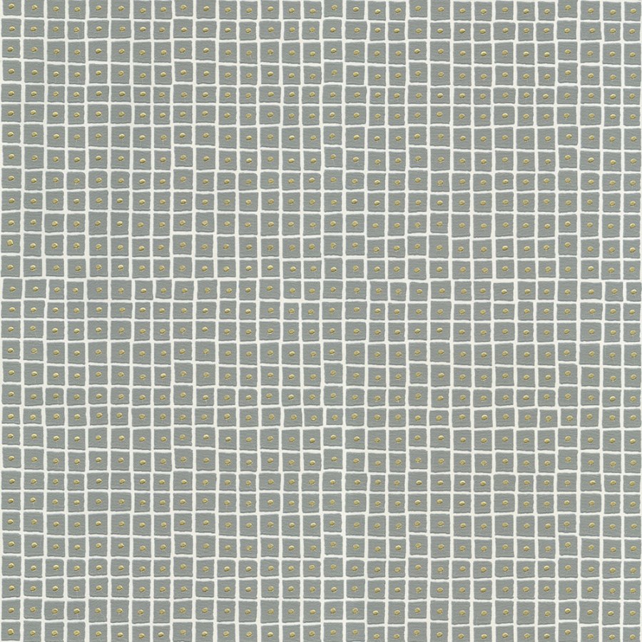 Šedo-zlatá geometrická vliesová tapeta na zeď UC51014, Unconventional 2, Emiliana Parati - Vliesové tapety