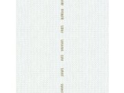 Bílo-šedá vliesová tapeta na zeď, zlaté pruhy UC51009, Unconventional 2, Emiliana Parati