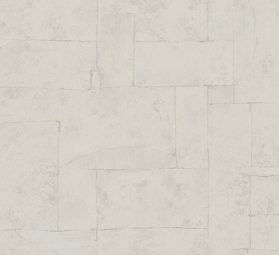 Béžová geometrická vliesová tapeta s vinylovým povrchem 33725, Papis Loveday, Marburg - Vliesové tapety