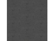 Luxusní černá vliesová tapeta s vinylovým povrchem 33722, Papis Loveday, Marburg