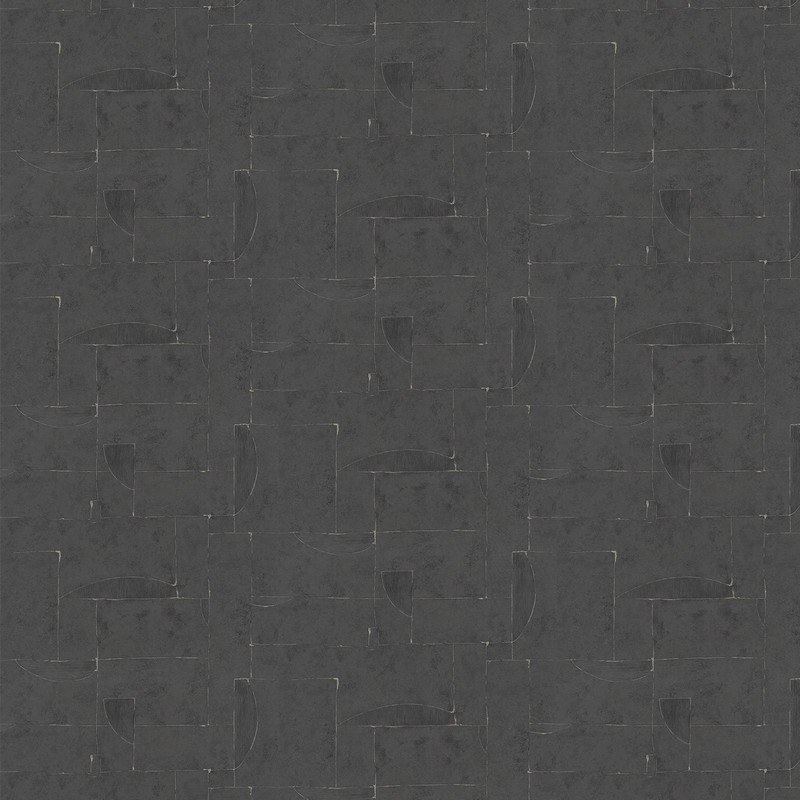 Luxusní černá vliesová tapeta s vinylovým povrchem 33722, Papis Loveday, Marburg - Vliesové tapety