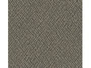 Černozlatá vliesová tapeta s vinylovým povrchem 33715, Papis Loveday, Marburg