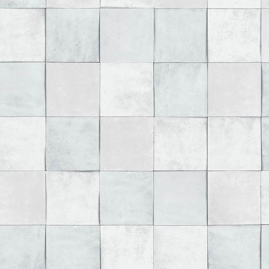 Šedá geometrická vliesová tapeta s vinylovým povrchem 45716 Zellige, Marburg - Vliesové tapety