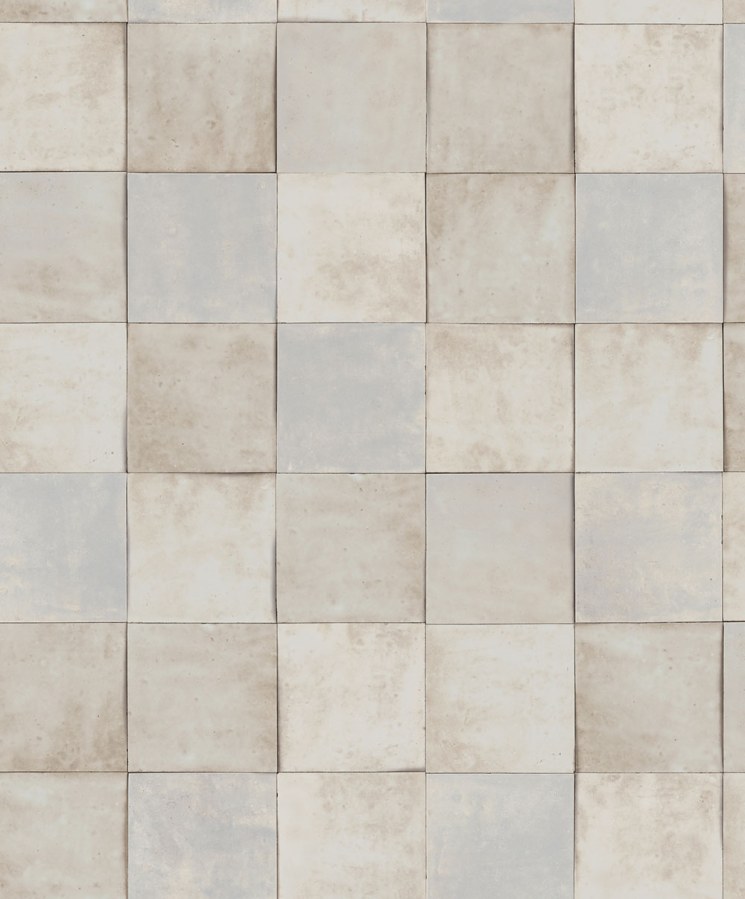 Geometrická vliesová tapeta na zeď, šedo-béžová, imitace obkladů, 45711, Naomi, Marburg - Marburg