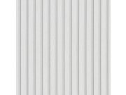 Luxusní šedo-bílá 3D vliesová tapeta, imitace dřeva, palubky, lamely 33956, Botanica, Marburg 