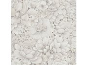 Tapety Yara Tapety dle materiálu Vliesové tapety - Luxusní šedo-béžová vliesová tapeta s květinami 33951, Botanica, Marburg Luxusní šedo-béžová vliesová tapeta s květinami 33951, Botanica, Marburg