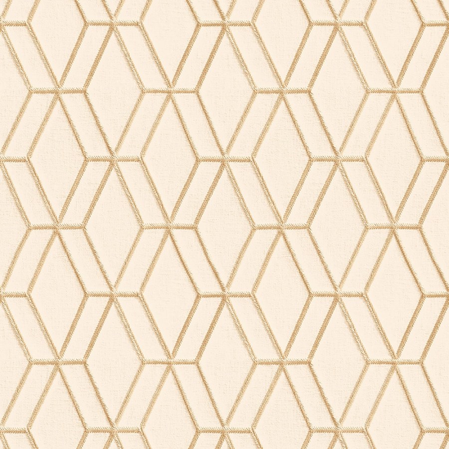 Luxusní geometrická tapeta vliesová s vinylovým povrchem DE120062, Wallstitch, Design ID - Vliesové tapety