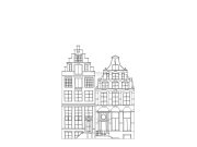 Černobílá vliesová tapeta na zeď Domečky 158834, 1,395 x 2,79 m, Little Bandits, Esta