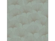 Moderní vliesová designová tapeta na zeď - metalické listy Ginkga 347733, City Chic, Origin 