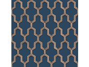 Luxusní vliesová geometrická tapeta WF121027, Wall Fabric, ID Design