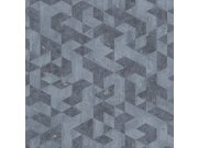 Tapety Yara Tapety dle materiálu Vliesové tapety - Geometrická vliesová tapeta na zeď , modrá, 3D EN3501, Vavex 2021 Geometrická vliesová tapeta na zeď , modrá, 3D EN3501, Vavex 2021