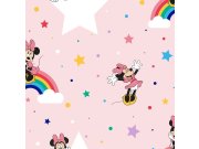 Dětská papírová tapeta 108592, Rainbow Minnie, Kids@Home 6, Graham & Brown