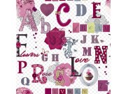 Tapety Yara Tapety na zeď - VÝPRODEJ Pestrá dívčí vliesová tapeta na zeď WU20690, What´s Up 2, Decoprint VÝPRODEJ Pestrá dívčí vliesová tapeta na zeď WU20690, What´s Up 2, Decoprint