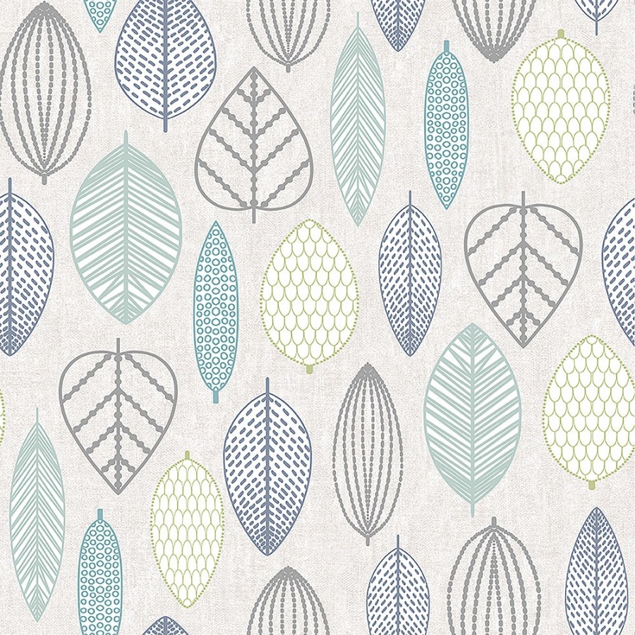VÝPRODEJ Vliesová tapeta s listy 103171, Scandi Leaf, Highland, Graham & Brown - Tapety na zeď