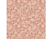 Růžová vliesová tapeta s romantickými květinami 383532, Rice 2, Eijffinger