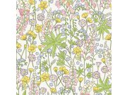 Tapety Yara Tapety na zeď - Vliesová tapeta s lučními květinami 383500, Rice 2, Eijffinger Vliesová tapeta s lučními květinami 383500, Rice 2, Eijffinger