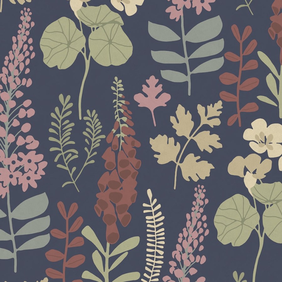 Vliesová tapeta na zeď, Listy a květiny 384534, Vivid, Eijffinger - Tapety na zeď