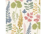 Vliesová tapeta s listy a květinami 384532, Vivid, Eijffinger