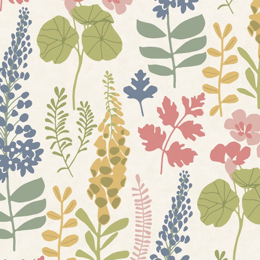 Tapety Yara - Tapety na zeď - Vliesová tapeta s listy a květinami 384532, Vivid, Eijffinger Vliesová tapeta s listy a květinami 384532, Vivid, Eijffinger - Tapety na zeď