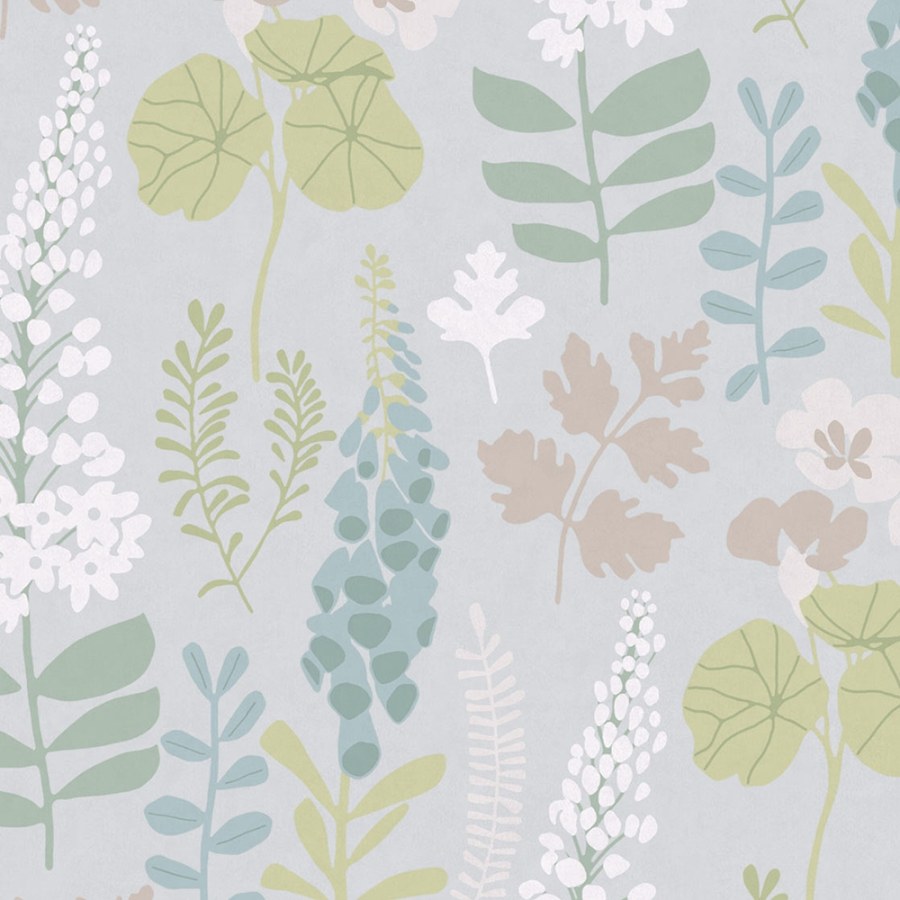 Vliesová tapeta s listy a květinami 384530, Vivid, Eijffinger - Tapety na zeď