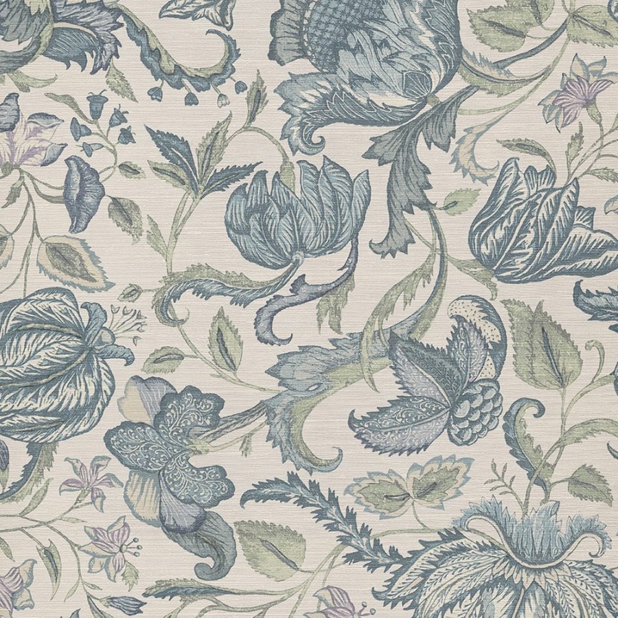 Tapety Yara - Tapety dle materiálu - Vliesové tapety - Vliesová tapeta s květinovým ornamentálním vzorem 375100, Sundari, Eijffinger Vliesová tapeta s květinovým ornamentálním vzorem 375100, Sundari, Eijffinger - Vliesové tapety