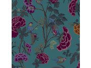 Vliesová květinová tapeta s ptáčky DA23243, Daimon, Decoprint 