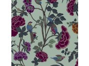 Vliesová květinová tapeta Ptáčci, větvičky DA23242, Daimon, Decoprint 