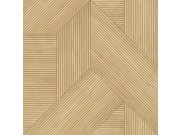 Béžová geometrická vliesová tapeta na zeď, imitace obkladu, RE25181, Reflect, Decoprint