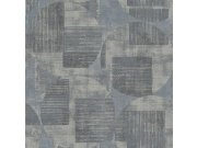 Modro-šedá geometrická vliesová tapeta na zeď, RE25162, Reflect, Decoprint