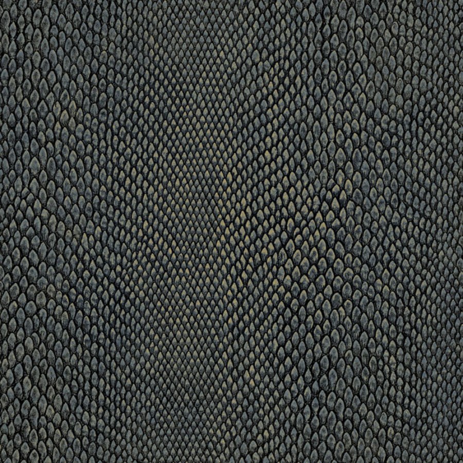 Vliesová tapeta na zeď, modro-zlatá, imitace kůže, NHW1038, Perla, Decoprint - Vliesové tapety