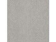 Vliesová tapeta na zeď, šedo-stříbrná, imitace kůže, NHW1036, Perla, Decoprint