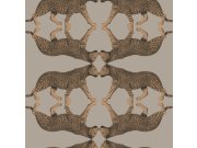 Vliesová tapeta na zeď, hnědo-bronzová, leopard, NHW1033, Perla, Decoprint