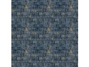 Vliesová tapeta na zeď, modro-bronzová, imitace korku, NHW1031, Perla, Decoprint